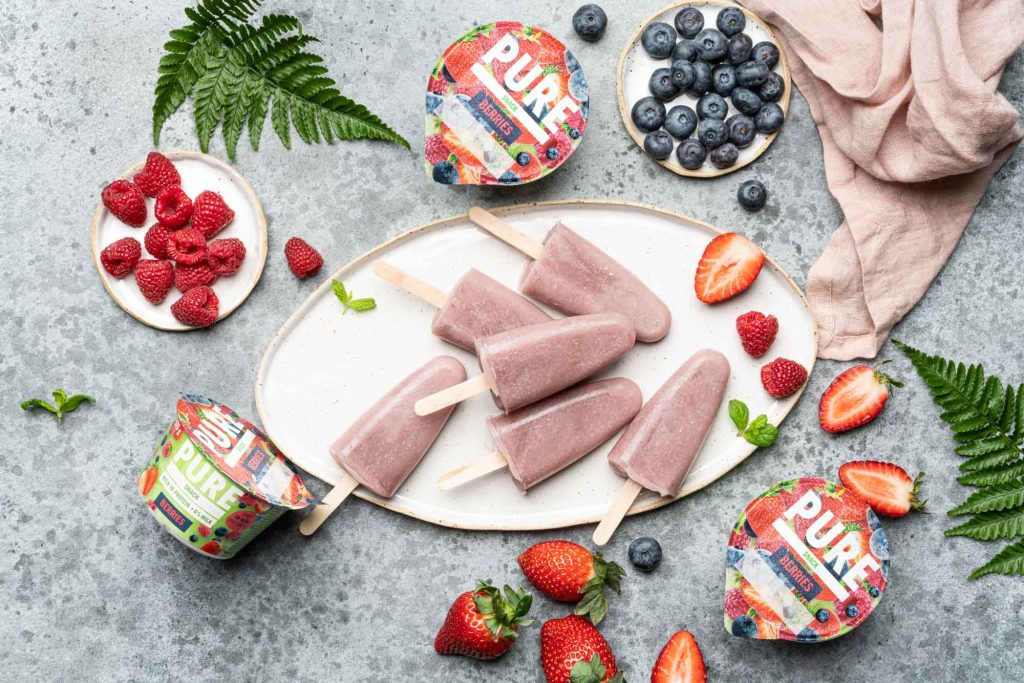 PURE Snack välipala mehujää muotit